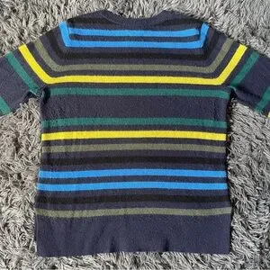 Halogen Sweaters Halogen Blue Cashmere Crewneck Sweater With